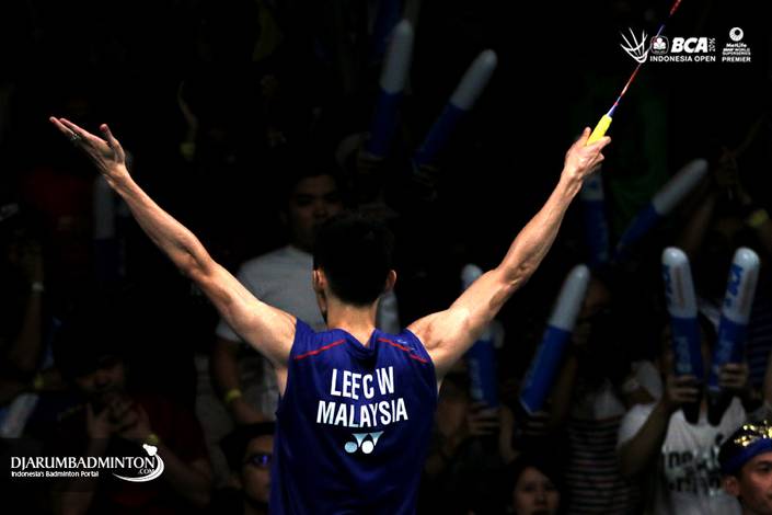 Selebrasi Lee Chong Wei (Malaysia). Selebrasi Lee Chong Wei (Malaysia).