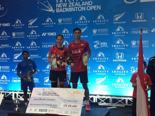 Ronald/Annisa Berhasil Tampil Sebagai Juara di New Zealand Open Grand Prix Gold 2017. (Foto: NZBadOpen) Ronald/Annisa Berhasil Tampil Sebagai Juara di New Zealand Open Grand Prix Gold 2017. (Foto: NZBadOpen)
