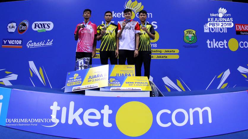 Para juara tunggal taruna putra Kejurnas 2018 lalu. Para juara tunggal taruna putra Kejurnas 2018 lalu.