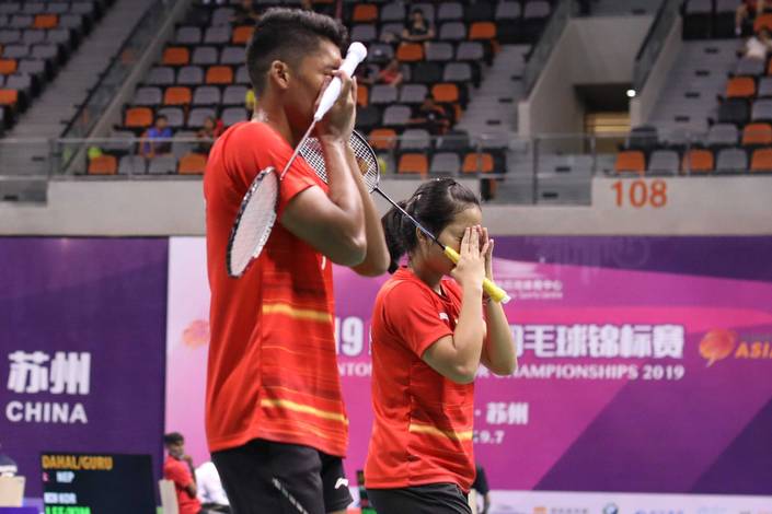 Selebrasi kemenangan Mohammad Rezky Alfarez/Nahla Aufa Dhia Ulhaq (Indonesia). Selebrasi kemenangan Mohammad Rezky Alfarez/Nahla Aufa Dhia Ulhaq (Indonesia).