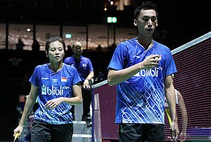 Ekspresi kekecewaan Ronald/Annisa Saufika (Indonesia).