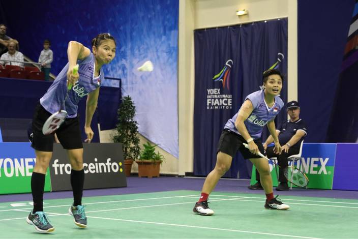 Greysia Polii/Apriyani Rahayu Saat Berlaga di Babak Perempat Final French Open 2017. (Foto: PBSI) Greysia Polii/Apriyani Rahayu Saat Berlaga di Babak Perempat Final French Open 2017. (Foto: PBSI)