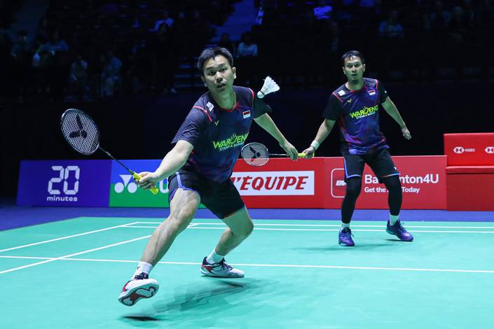Hendra Setiawan & Mohammad Ahsan (Humas PP PBSI) Hendra Setiawan & Mohammad Ahsan (Humas PP PBSI)