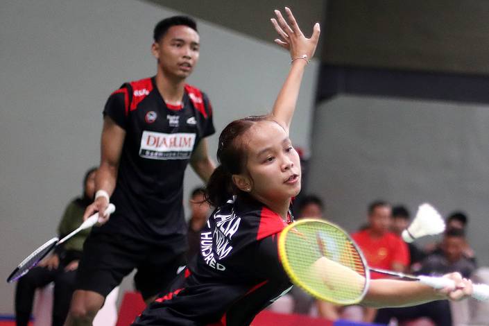 Ikhsan Lintang Pramudya/Salsabila Zahra Aulia (Djarum Badminton/Edward Luhukay)