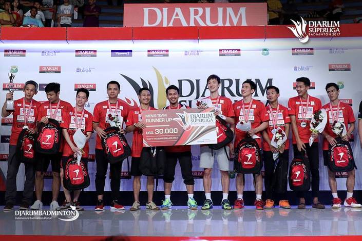 PB Djarum sebagai Runner Up Djarum Superliga Badminton 2017 PB Djarum sebagai Runner Up Djarum Superliga Badminton 2017