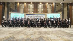 Pengurus Pusat Persatuan Bulutangkis Seluruh Indonesia (PP PBSI) masa bakti 2020-2024. (Foto: PP PBSI)