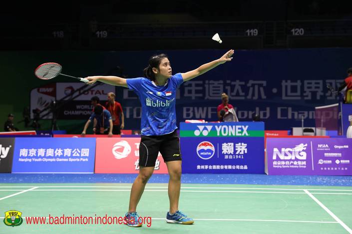 Gregoria Gagal Tundukkan Unggulan Kelima(Foto: PBSI)  Gregoria Gagal Tundukkan Unggulan Kelima(Foto: PBSI)