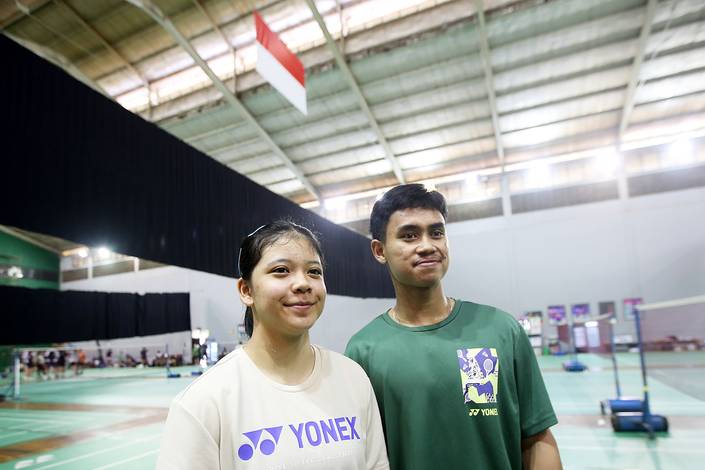 Felisha Alberta Nathaniel Pasaribu & Jafar Hidayatullah (Djarum Badminton/Edward Luhukay)
