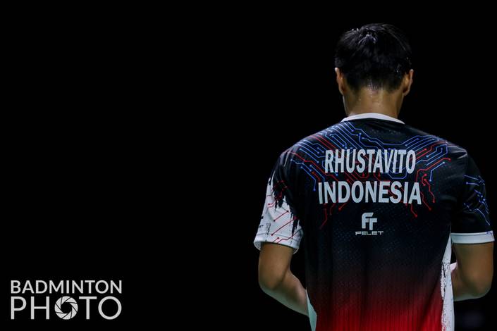 Shesar Hiren Rhustavito (Badminton Photo/Raphael Sachetat) Shesar Hiren Rhustavito (Badminton Photo/Raphael Sachetat)