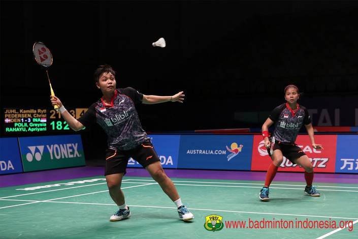 Greysia Polii/Apriani Rahayu (foto: PBSI) Greysia Polii/Apriani Rahayu (foto: PBSI)