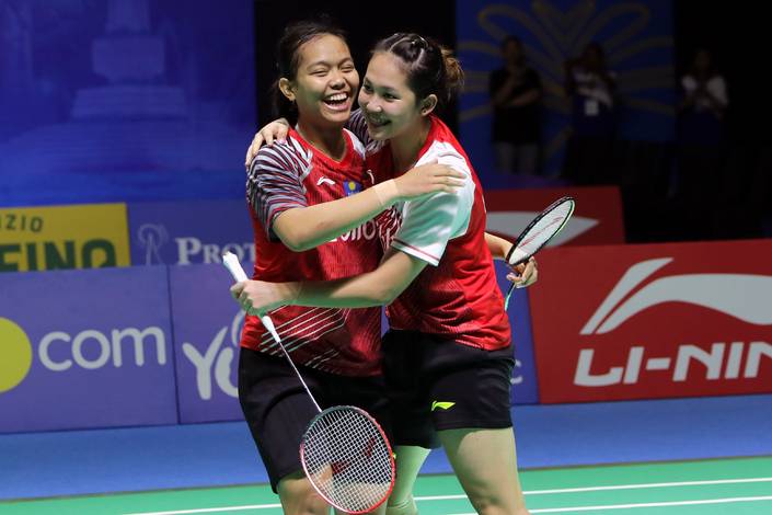 Siti Fadia Silva Ramadhanti & Ribka Sugiarto (Djarum Badminton) Siti Fadia Silva Ramadhanti & Ribka Sugiarto (Djarum Badminton)