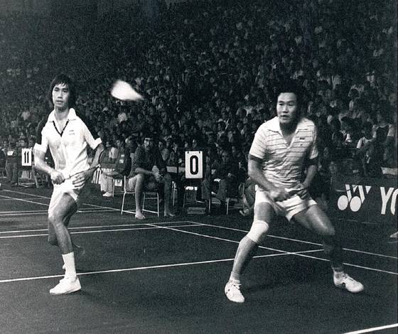 Ade Chandra/Christian Hadinata Saat Beraksi di WBC 1980 di Jakarta. (foto: bwfworldchampionships.com)