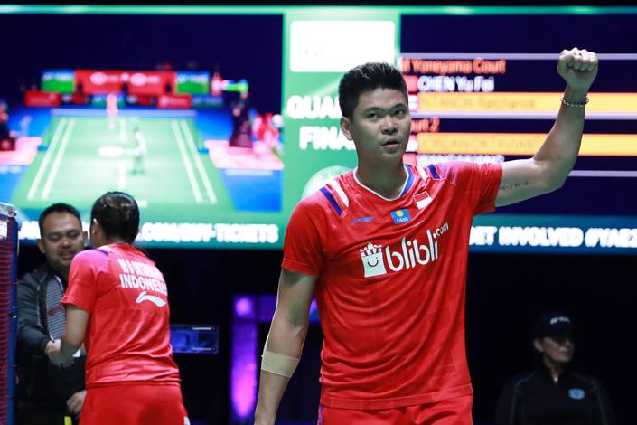 Praveen Jordan/Melati Daeva Oktavianti (Indonesia) saat berlaga di ajang All England 2020 BWF World Tour Super 1000, Maret lalu. Praveen Jordan/Melati Daeva Oktavianti (Indonesia) saat berlaga di ajang All England 2020 BWF World Tour Super 1000, Maret lalu.