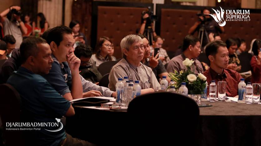 Para Perwakilan Klub Pada Press Conference Djarum Superliga Badminton 2019 Para Perwakilan Klub Pada Press Conference Djarum Superliga Badminton 2019