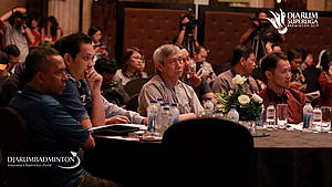 Para Perwakilan Klub Pada Press Conference Djarum Superliga Badminton 2019