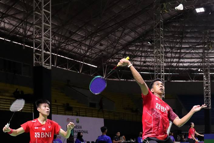 Teges Satriaji Cahyo Hutomo/Christopher David Wijaya (Djarum Badminton) Teges Satriaji Cahyo Hutomo/Christopher David Wijaya (Djarum Badminton)
