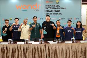 Jumpa pers Indonesia International Challenge 2025 (Humas PP PBSI)