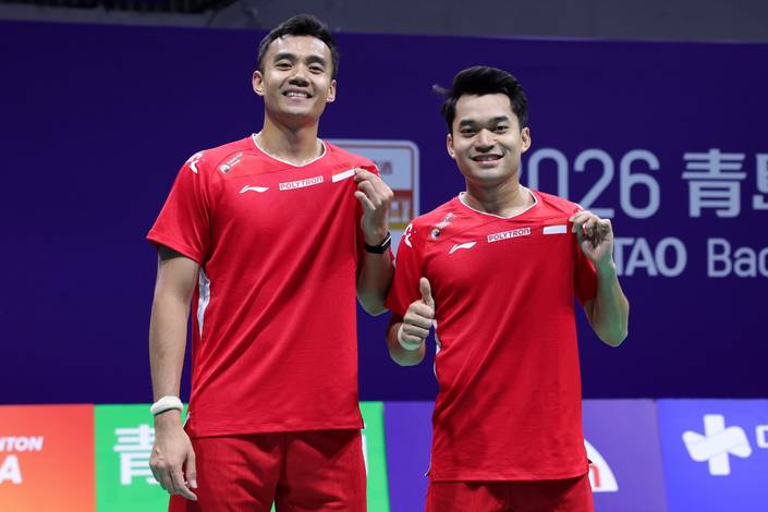 Bagas Maulana & Leo Rolly Carnando (Humas PP PBSI)