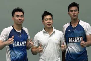 Joseph Marcellino Kyta/Joven Farandi & Marcus Fernaldi Gideon (Djarum Badminton) Joseph Marcellino Kyta/Joven Farandi & Marcus Fernaldi Gideon (Djarum Badminton)