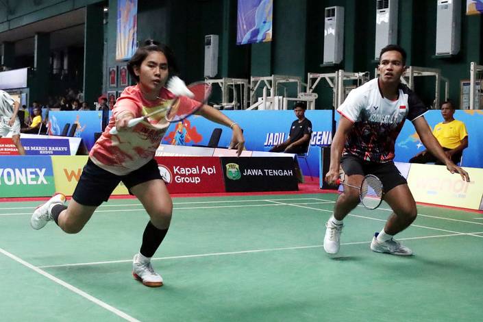 Chico Aura Dwi Wardoyo/Rachel Ayu Purwanti Janis (Djarum Badminton/Edward Luhukay)