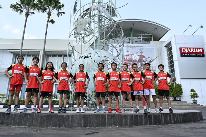 Para peraih Djarum Beasiswa Bulutangkis melalui Audisi Umum PB Djarum 2023 (Dok. PB Djarum) Para peraih Djarum Beasiswa Bulutangkis melalui Audisi Umum PB Djarum 2023 (Dok. PB Djarum)