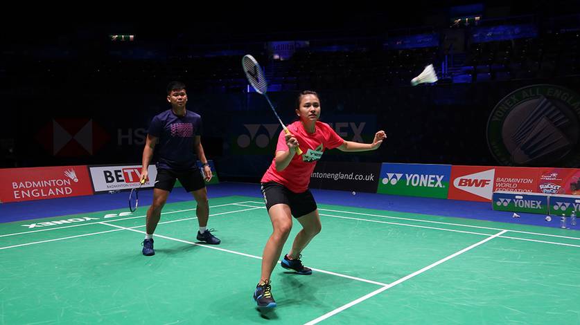 Praveen Jordan/Melati Daeva Oktavianti (Indonesia) saat menjalani sesi latihan. (Foto: PP PBSI) Praveen Jordan/Melati Daeva Oktavianti (Indonesia) saat menjalani sesi latihan. (Foto: PP PBSI)