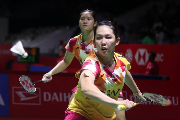 Ribka Sugiarto/Lanny Tria Mayasari (Djarum Badminton) Ribka Sugiarto/Lanny Tria Mayasari (Djarum Badminton)