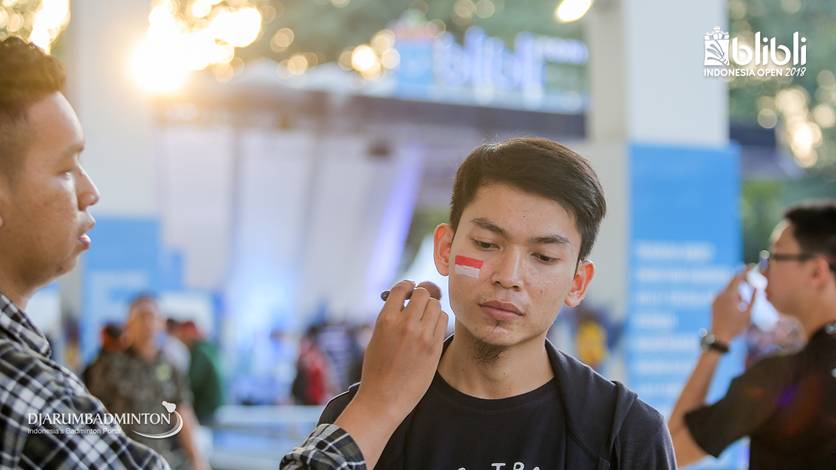 Face Painting di Blibli Indonesia Open 2018 Face Painting di Blibli Indonesia Open 2018