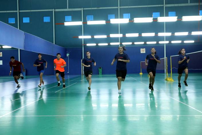 Sesi latihan perdana jelang BATC 2022 (Humas PP PBSI)