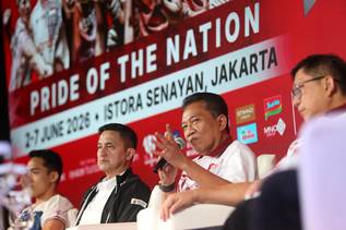 Jumpa pers Polytron Indonesia Open 2026 (Djarum Badminton/Edward Luhukay)