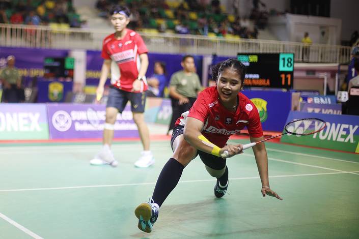 Siti Fadia Silva Ramadhanti/Febi Setianingrum (Djarum Badminton/Edward Luhukay) Siti Fadia Silva Ramadhanti/Febi Setianingrum (Djarum Badminton/Edward Luhukay)