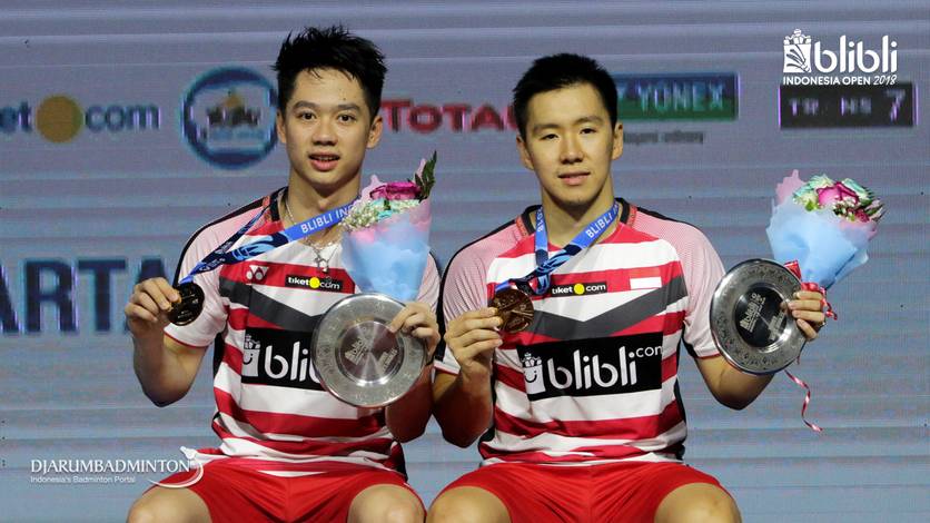 Kevin Sanjaya Sukamuljo/Marcus Fernaldi Gideon masih menjadi tumpuan dan andalan Indonesia. Kevin Sanjaya Sukamuljo/Marcus Fernaldi Gideon masih menjadi tumpuan dan andalan Indonesia.