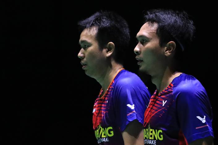 Hendra Setiawan & Mohammad Ahsan (Humas PP PBSI) Hendra Setiawan & Mohammad Ahsan (Humas PP PBSI)