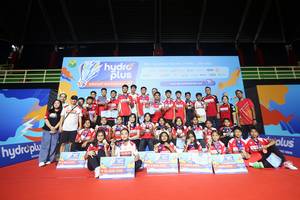 Skuad PB Djarum pada HYDROPLUS Sirnas B Sulteng 2026 (Djarum Badminton/Edward Luhukay)