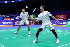 Rahmat Hidayat & Muhammad Rian Ardianto (Humas PP PBSI)