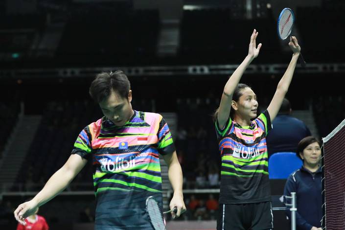 Ganda campuran Indonesia, Hafiz Faizal/Gloria Emanuelle Widjaja batal ke Olimpiade. (Foto: PP PBSI) Ganda campuran Indonesia, Hafiz Faizal/Gloria Emanuelle Widjaja batal ke Olimpiade. (Foto: PP PBSI)