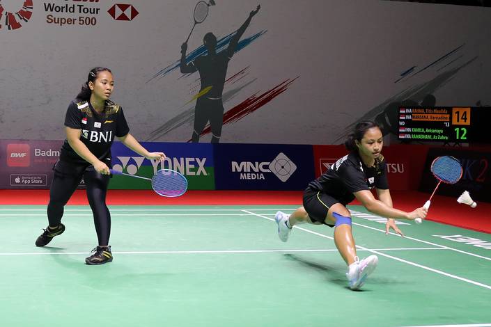 Anisanaya Kamila/Az Zahra Ditya Ramadhani (Djarum Badminton) Anisanaya Kamila/Az Zahra Ditya Ramadhani (Djarum Badminton)