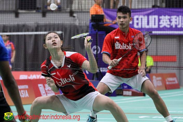 Rinov Rivaldy/Angelica Wiratama Gagal Melaju ke Babak Selanjutnya di Pertandingan Perorangan Asia Junior Championships 2017 (foto: PBSI) Rinov Rivaldy/Angelica Wiratama Gagal Melaju ke Babak Selanjutnya di Pertandingan Perorangan Asia Junior Championships 2017 (foto: PBSI)
