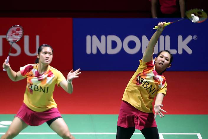 Lanny Tria Mayasari/Ribka Sugiarto (Djarum Badminton) Lanny Tria Mayasari/Ribka Sugiarto (Djarum Badminton)