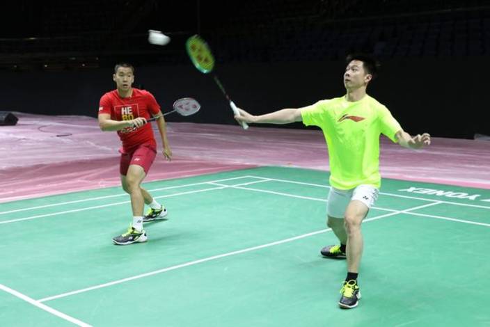 Kevin Sanjaya Sukamuljo/Marcus Fernaldi Gideon. Kevin Sanjaya Sukamuljo/Marcus Fernaldi Gideon.