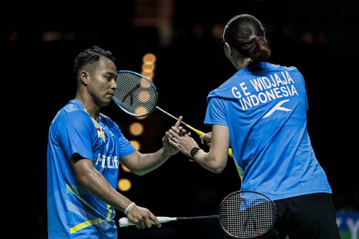 Rehan Naufal Kusharjanto/Gloria Emanuelle Widjaja (PBSI/Badmintonphoto/Yang Shaochen) Rehan Naufal Kusharjanto/Gloria Emanuelle Widjaja (PBSI/Badmintonphoto/Yang Shaochen)