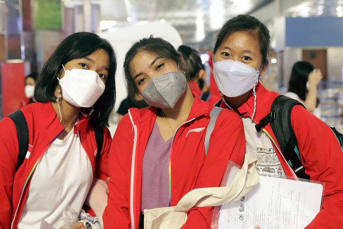 Ester Nurumi Tri Wardoyo, Gregoria Mariska Tunjung, & Putri Kusuma Wardani (Foto: Akun Twitter @INABadminton) Ester Nurumi Tri Wardoyo, Gregoria Mariska Tunjung, & Putri Kusuma Wardani (Foto: Akun Twitter @INABadminton)