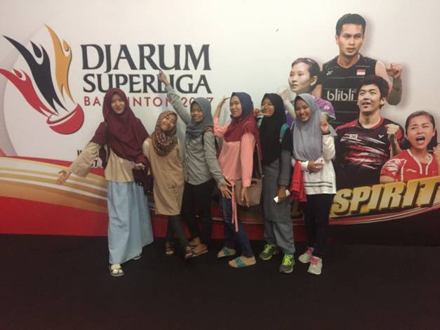 Para Pecinta Badminton hadir di Djarum Superliga Badminton 2017 Para Pecinta Badminton hadir di Djarum Superliga Badminton 2017