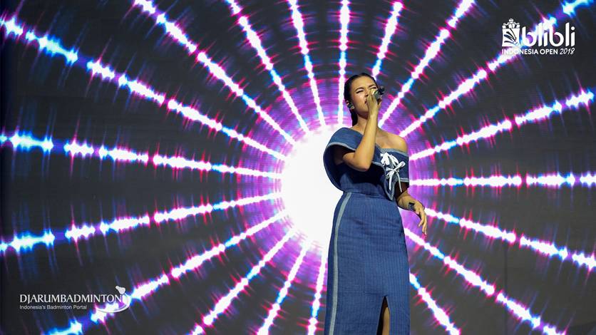 Raisa di Blibli Indonesia Open 2018 Raisa di Blibli Indonesia Open 2018