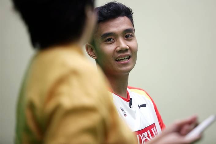 Bagas Maulana (Djarum Badminton) Bagas Maulana (Djarum Badminton)