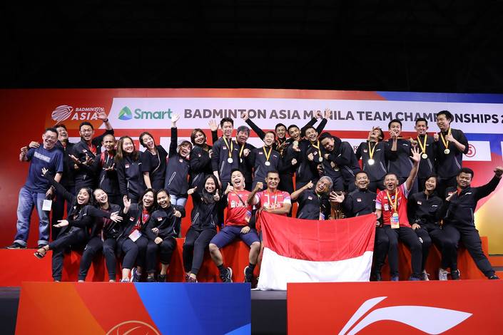 Tim Indonesia di ajang Badminton Asia Team Championships 2020. Tim Indonesia di ajang Badminton Asia Team Championships 2020.