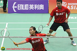 Rehan Naufal Kusharjanto/Siti Fadia Silva Ramadhanti Menjadi Salah Satu Wakil Indonesia di Babak Semifinal Asia Junior Championships 2017. (foto: PBSI)