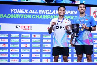 Anthony Sinisuka Ginting & Jonatan Christie (Humas PP PBSI) Anthony Sinisuka Ginting & Jonatan Christie (Humas PP PBSI)