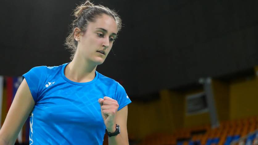 Tunggal putri Spanyol, Clara Azurmendi. (Foto: BWF) Tunggal putri Spanyol, Clara Azurmendi. (Foto: BWF)