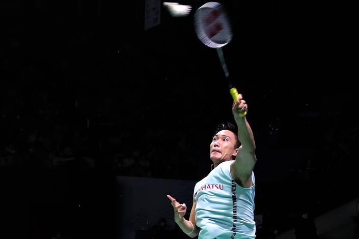 Kento Momota (Djarum Badminton) Kento Momota (Djarum Badminton)